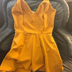 Gold/mustard romper